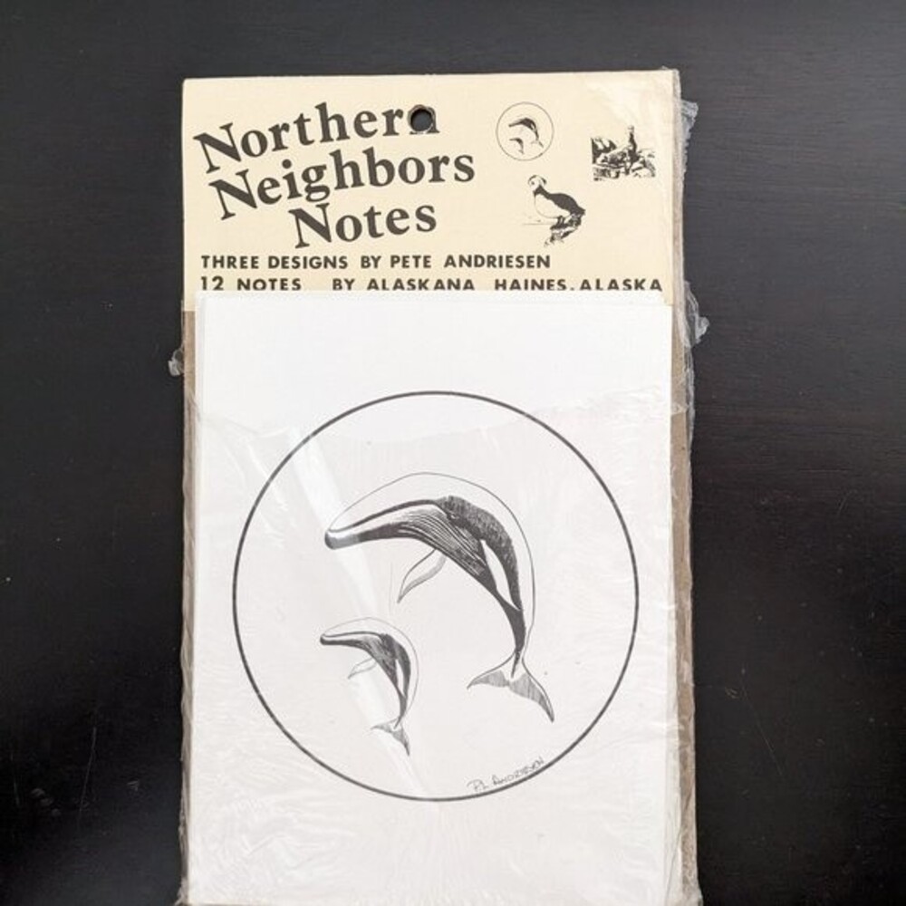 Northern Neighbors Vintage Notecards by Pete Andriesen - Haines, Alaska